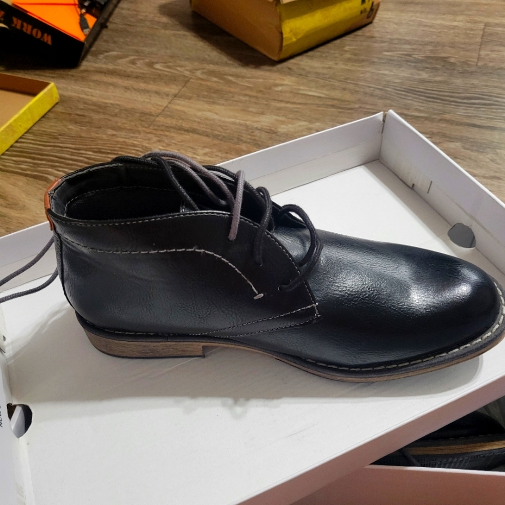 Cushioned Footbed Ankle , Size 8.5, Black, New